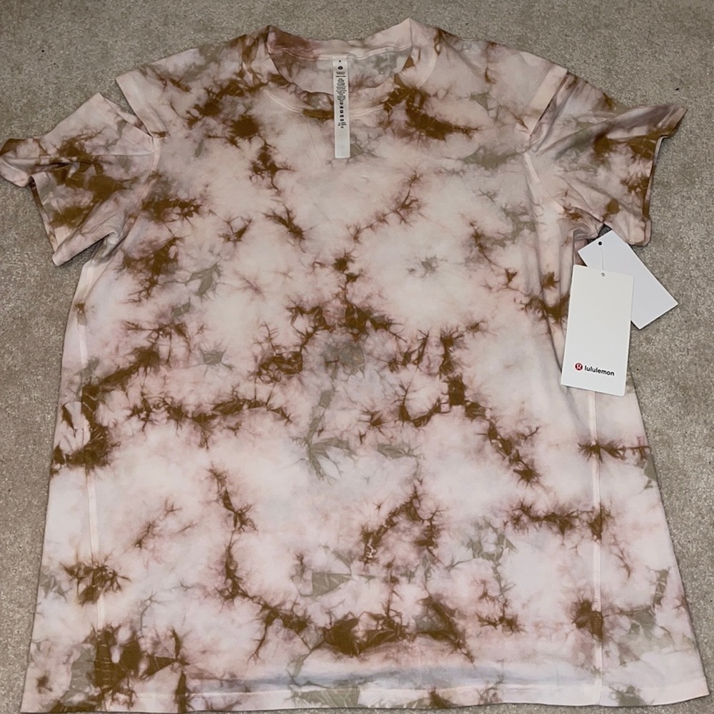 NWT Lululemon LA All yours cut-out short sleeve tee shirt size 8